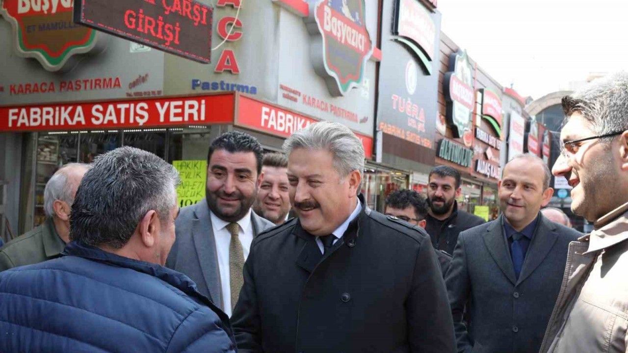 Başkan Palancıoğlu’ndan esnaf ziyareti