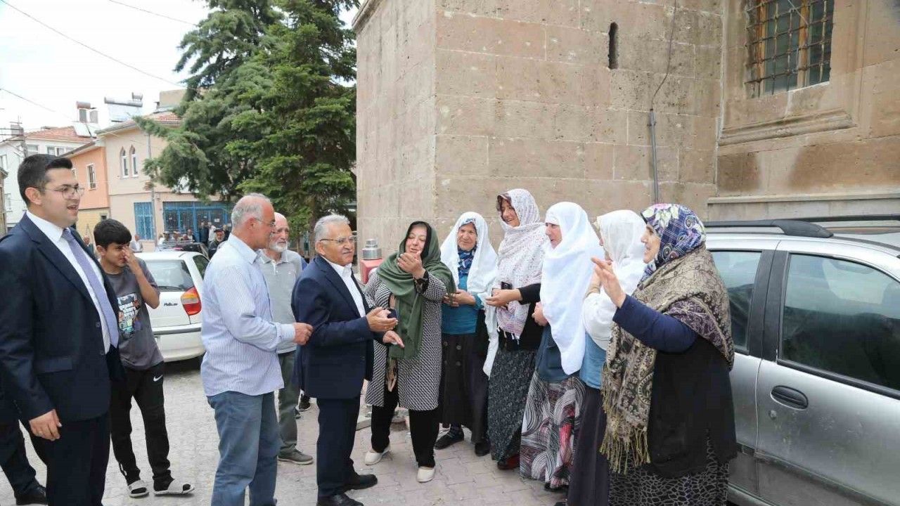 Başkan Büyükkılıç’a mahalle ziyaretlerinde yoğun ilgi