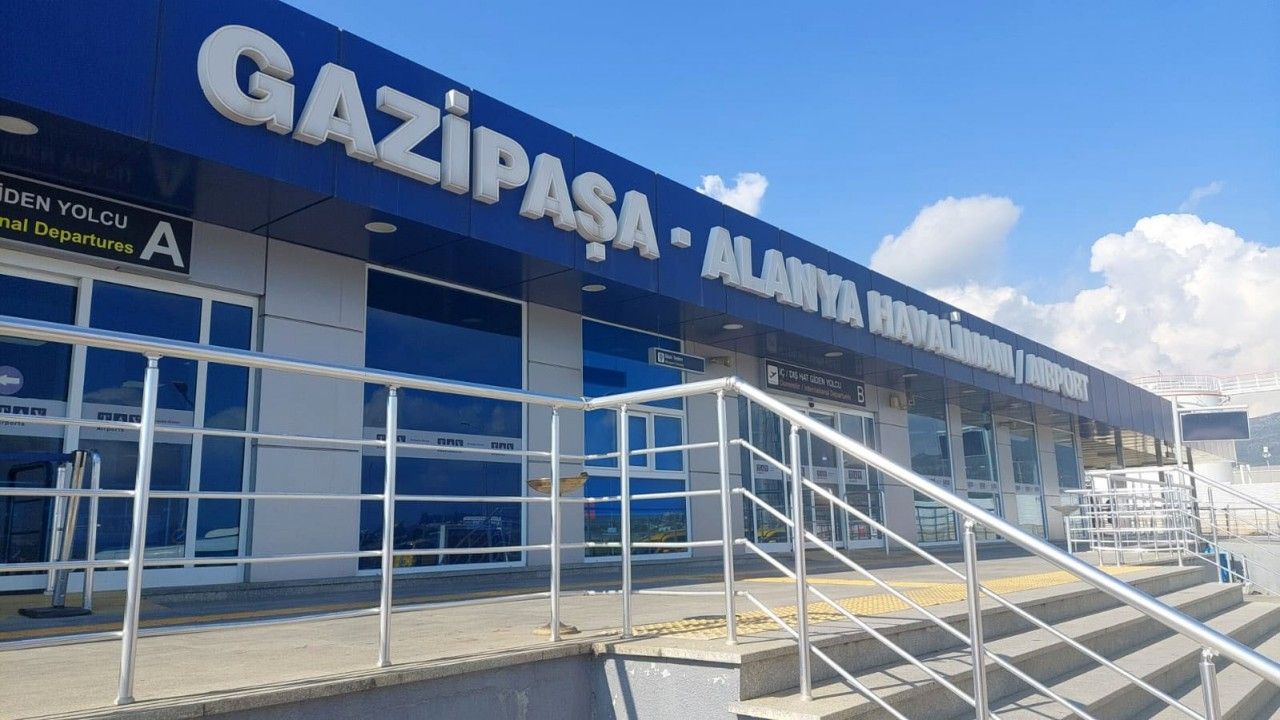 Gazipaşa-Alanya Havalimanını mayıs ayında 70 bin 746 yolcu kullandı